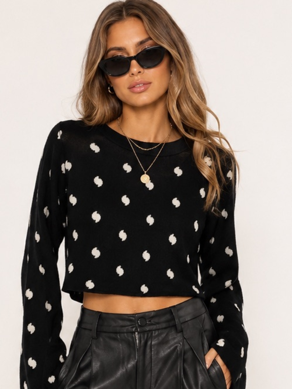 NWT Joie cropped knit sweater (fit sample, no tags)